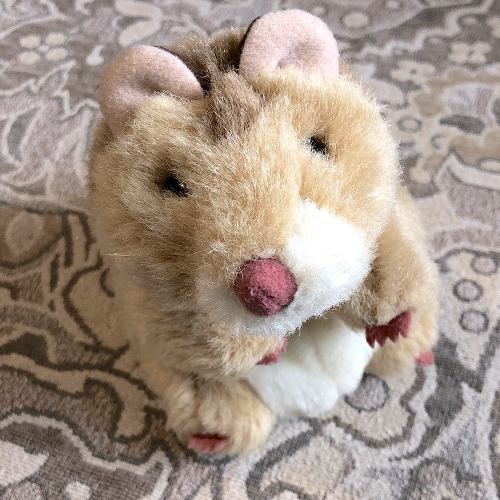 Folkmanis Hamster Plush 7.5” Hand Puppet.